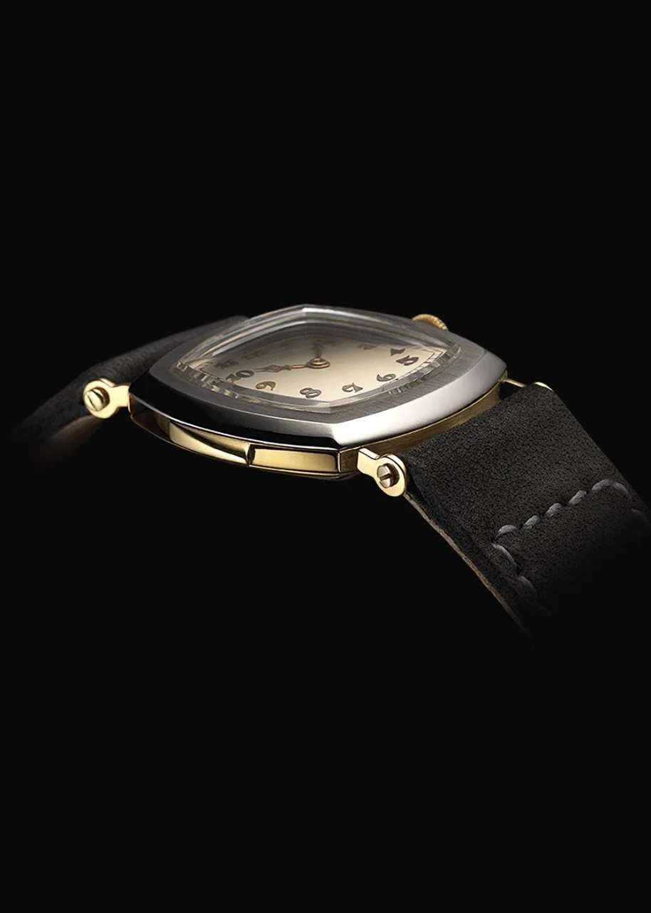 Close up of a Minute repeater wristwatch, 1923