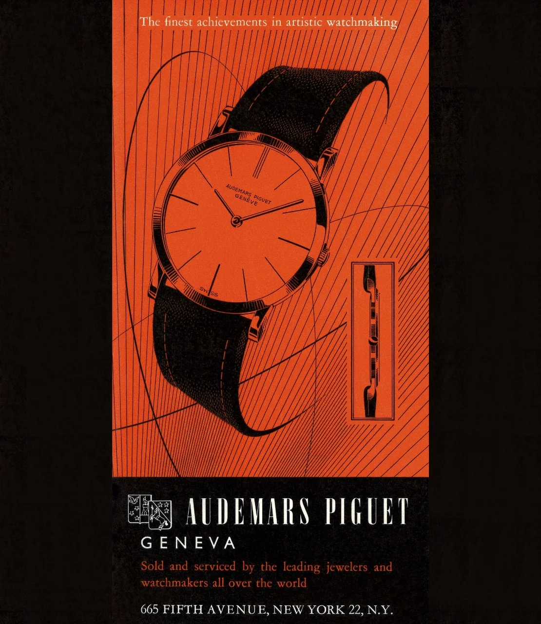 1960. Audemars Piguet advertisement (cover).