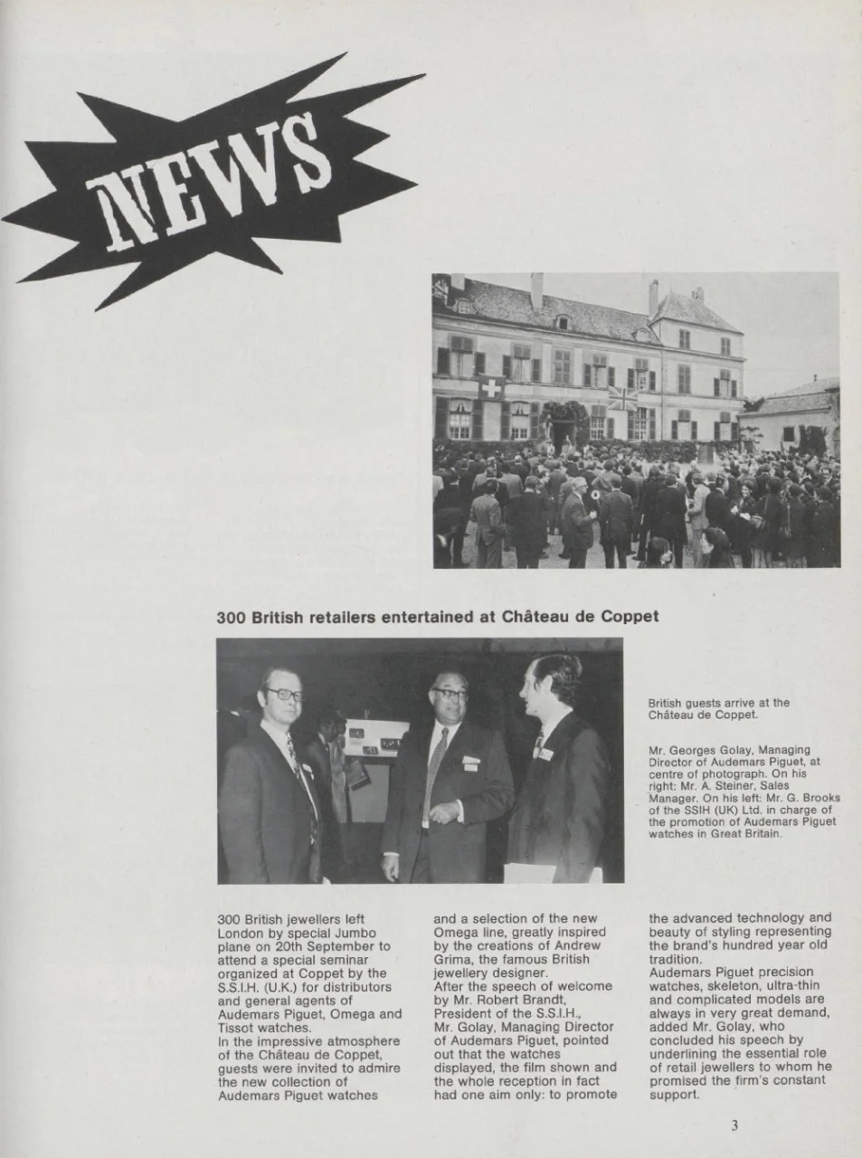 Publication of a SSIH training workshop in 1972
