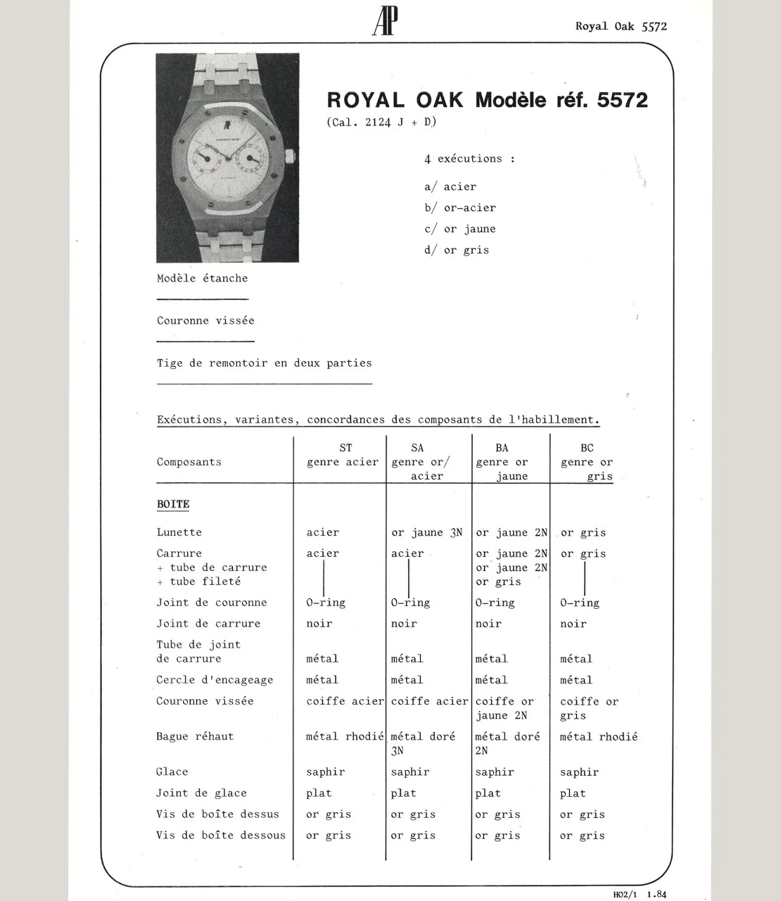 5572 First Royal Oak Day Date - Audemars Piguet Chronicles