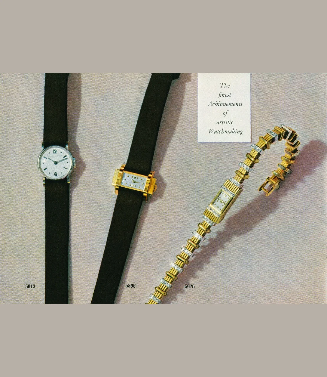 Circa 1960. Audemars Piguet catalogue.