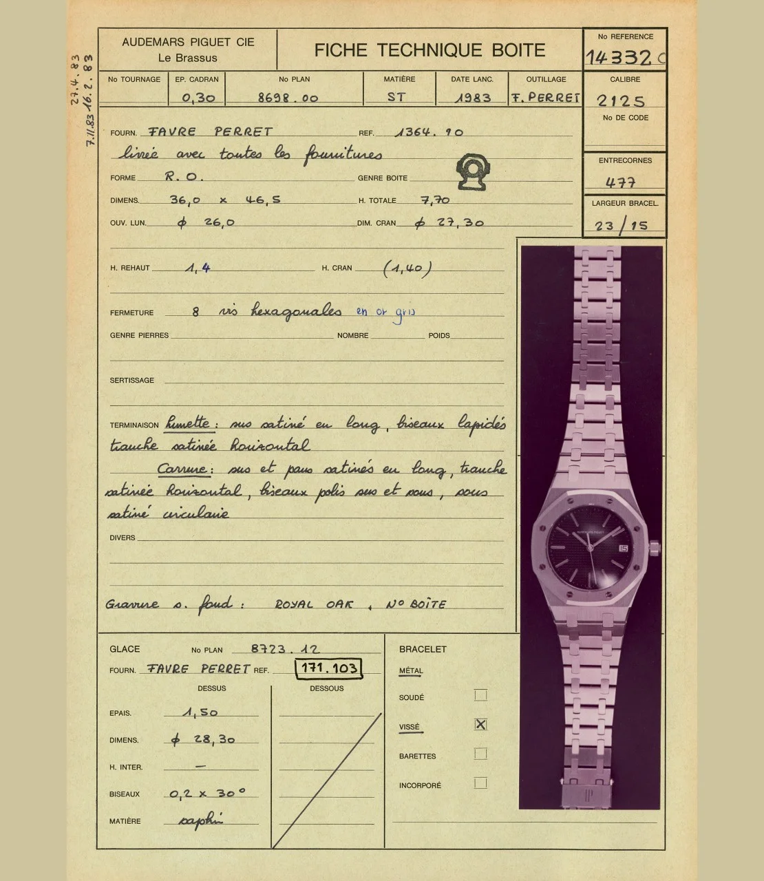 4332, first Royal Oak 36mm | AP Chronicles