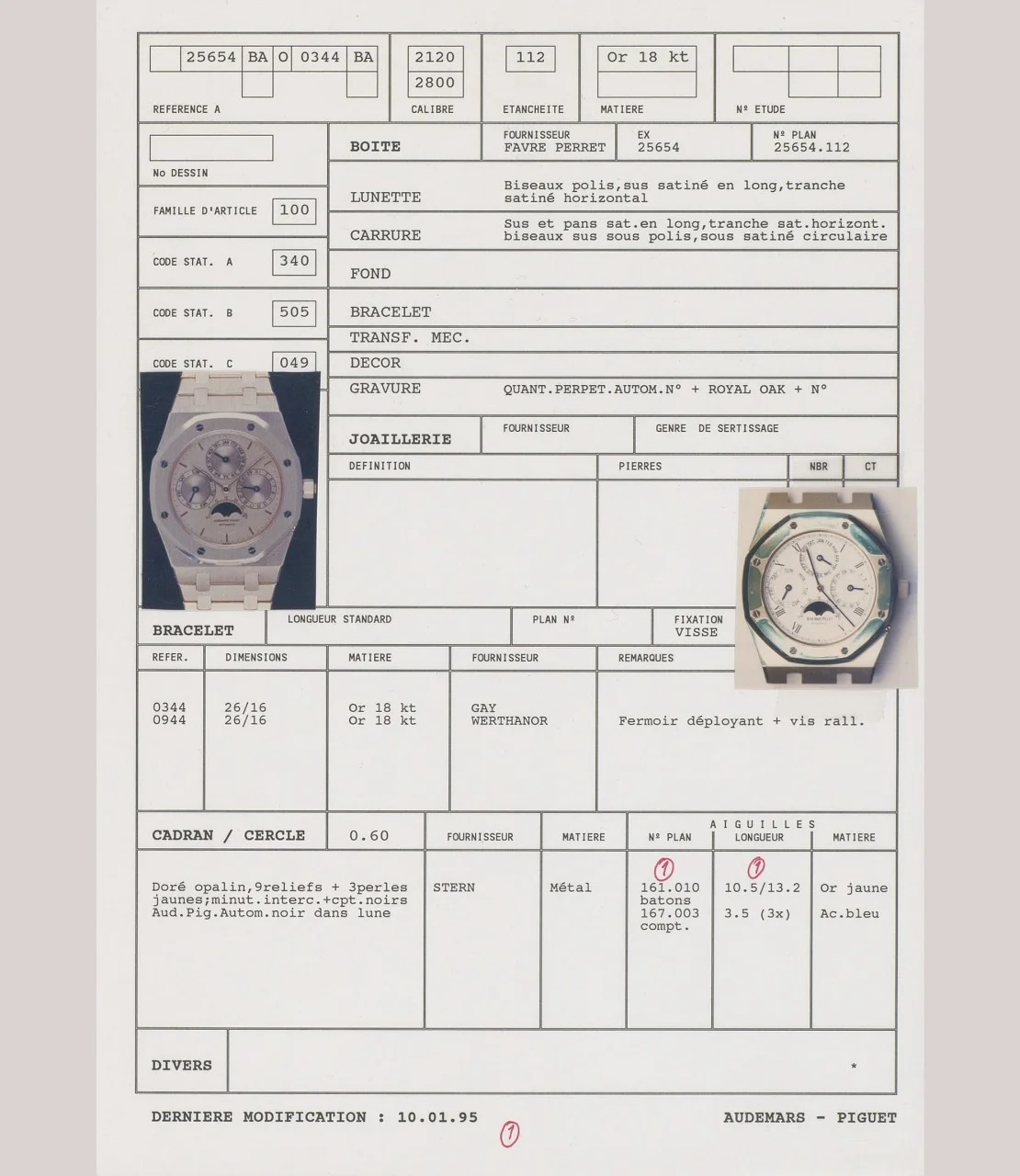 ペリーページ Royal Oak 25654 - Audemars Piguet Chronicles - Audemars