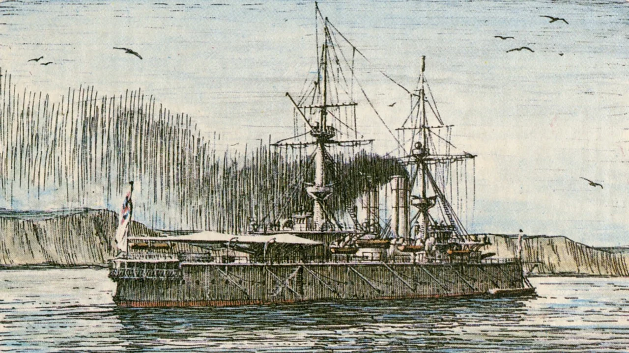 1892年:HMSロイヤル オーク戦艦