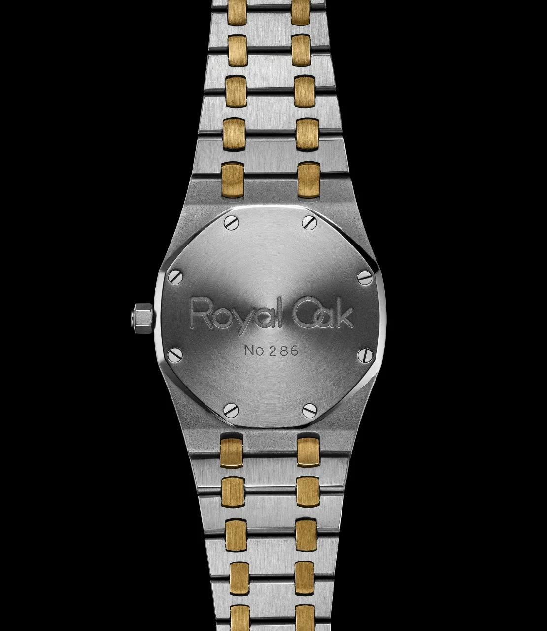 1978. Royal Oak 5042SA No. 286, caseback view.