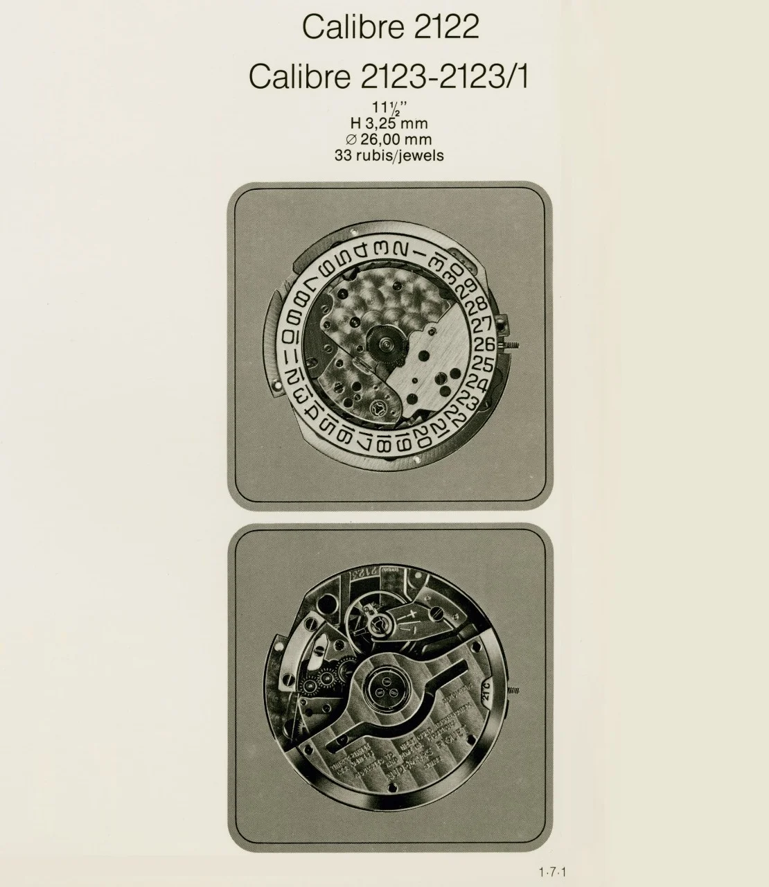 キャリバー2123 - Audemars Piguet Chronicles - Audemars